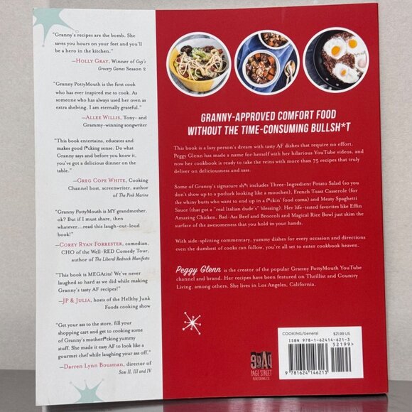 Granny Potty Mouth Fast as Fck Cookbooks by Peggy Glenn - Picture 2 of 10